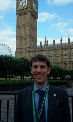 PCRGs William Gosing at the Houses of Parliament