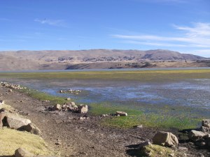 Water resources in the Vacas region (near Cochabamba, Bolivia) deminished around the time of the founding of the urban centre at Tiawanaku