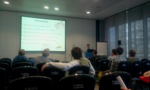 Frazer Bird talks non-biting midges at INTECOL