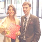 Zoe and William just after the graduation ceremony (UvA)