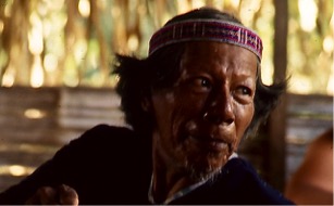 Victoriano, Haki, shaman and head of the Siona Nation in Cuyabeno. Photo: M. Bush.